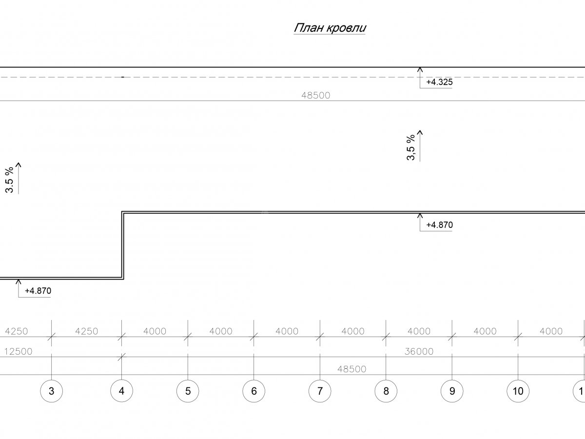 Планировка Проект грузового гаража из сэндвич-панелей -  фото 2
