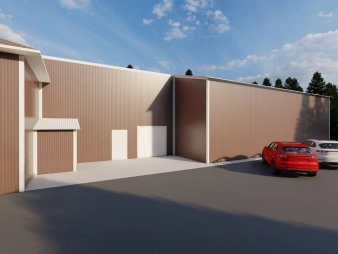 Ангар-склад из сэндвич-панелей