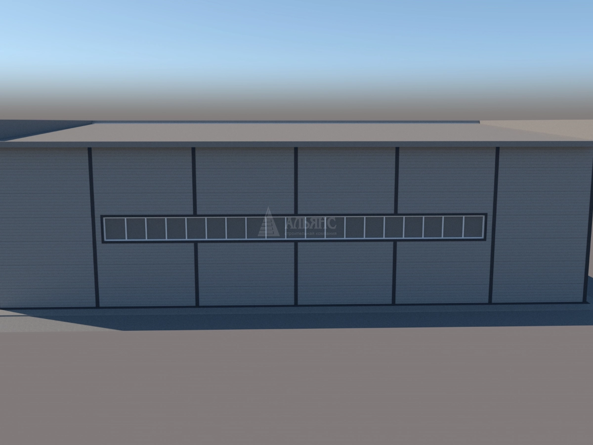 3D визуализация СТО из сэндвич-панелей - фото 9