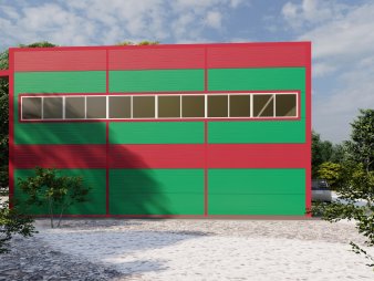 Склад из сэндвич-панелей