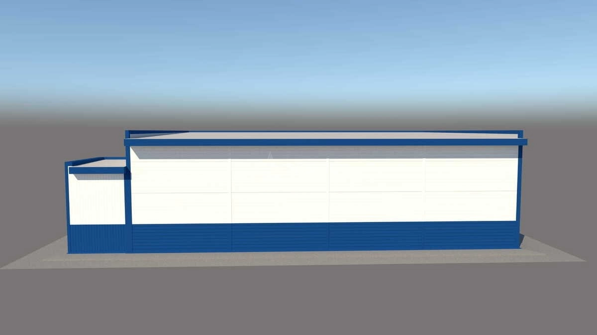3D визуализация Магазин из сэндвич-панелей - фото 10