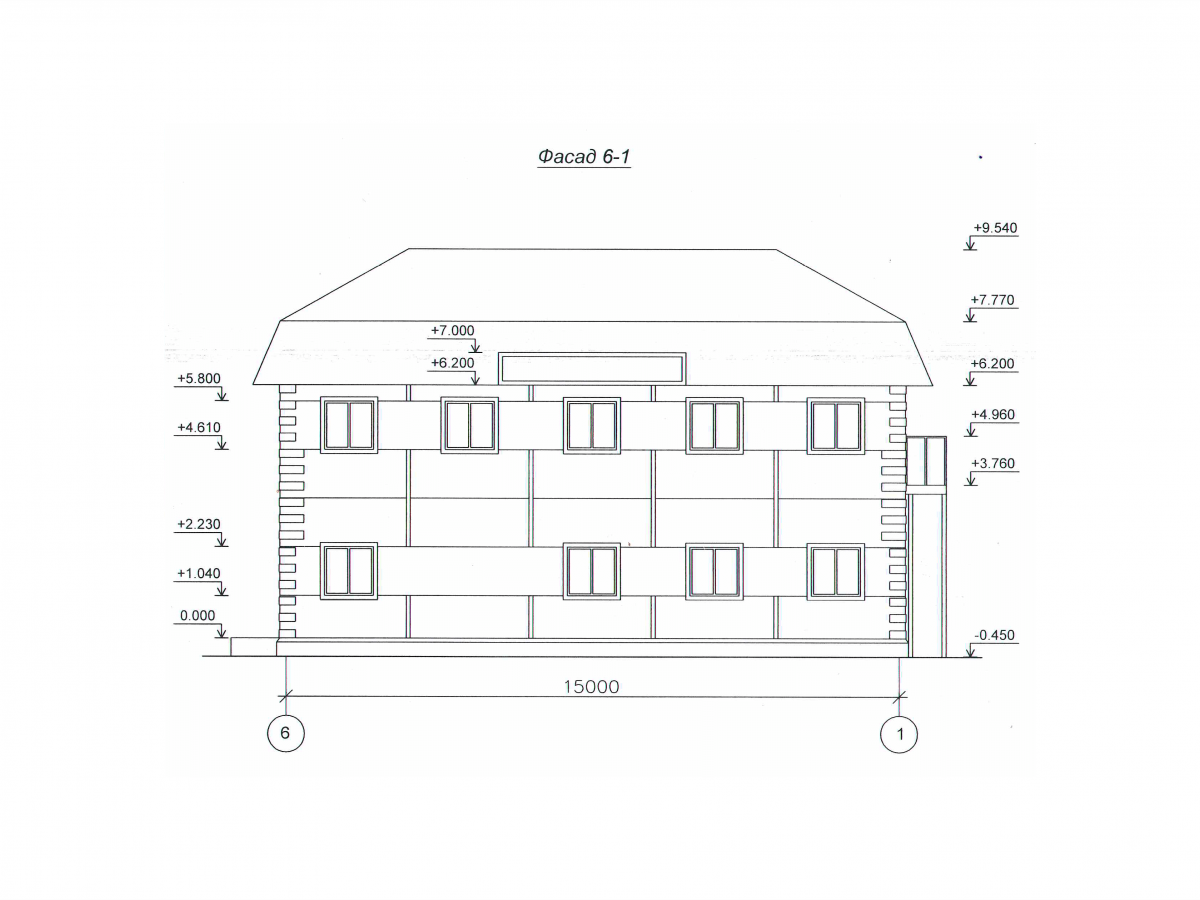 Планировка Офис из сэндвич-панелей -  фото 1